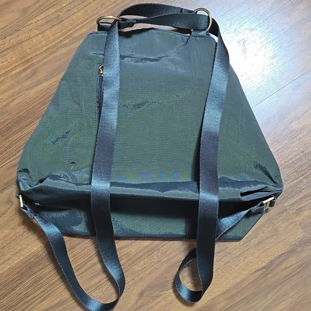 Baggallini Charcoal Gray Backpack Purse Bag